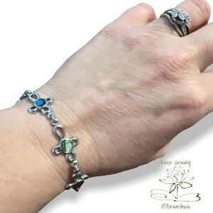 Bundle Sale 3 for $15 | Decorative Silver Tone Clasp Cross Bracelet